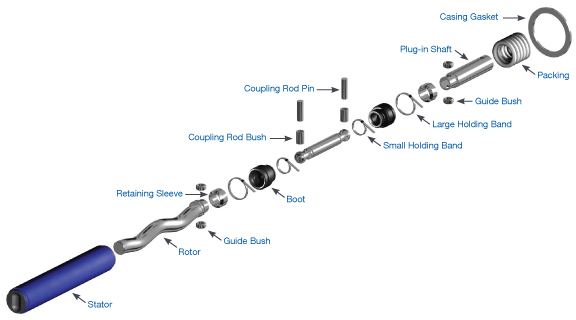 Mono PC pump structure diagram