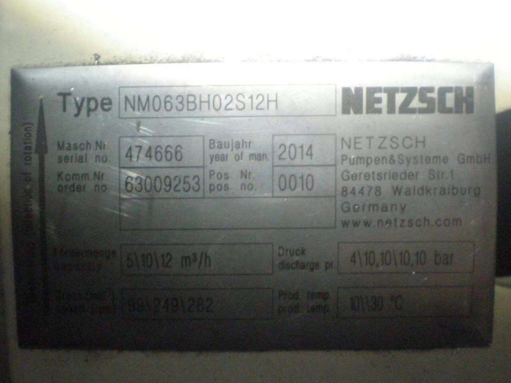 NETZSCH-NM063BH02S12H-Pump-Nameplate